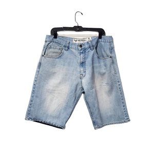 Avirex Men's Light Wash Denim Jean Shorts Sz 36